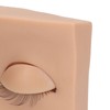 Eyelash Mannequin Head Practice Realistic Half Face Makeup Head Training