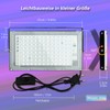 Glostars Glostars 100W LED UV Schwarzlicht Strahler, Schwarzlichtlampe, IP66 Wasserdicht,