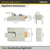 Sterling NLC101 Dead Lock Standard Night Latch Plate, Chrome