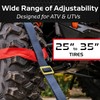Caliber Trailblazer ORV Heavy-Duty Tie Down Straps, 2-Way Tension Around