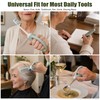 Anti-Shake Adaptive Utensil Handles, Universal Hand Grips for Elderly, Eating