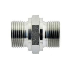 Hydraulic Double Nipple G 1/2 Inch G 3/8 Inch Material: Galvanised Steel