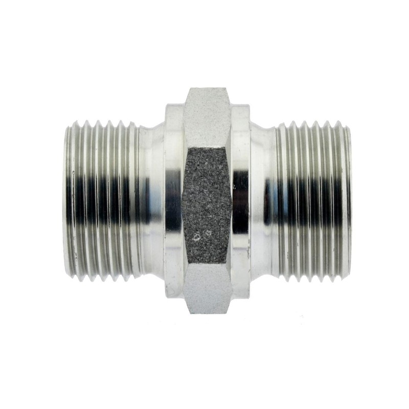 Hydraulic Double Nipple G 1/2 Inch G 3/8 Inch Material: