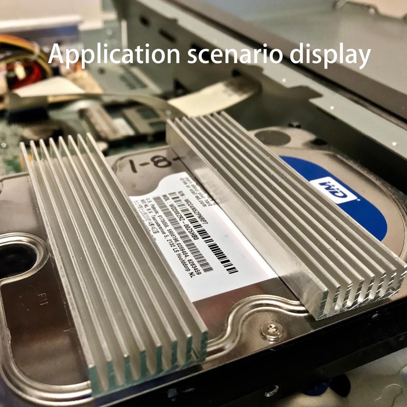 BfyBest 4pcs 100mm x 25mm x 10mm Aluminum Heatsink for