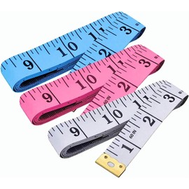 WitBicg Measuring Tape 3 Pack, Tape Measure for Body Double Scale Measurement Tape for Sewing, Body, Tailor 150 cm/60 Inch