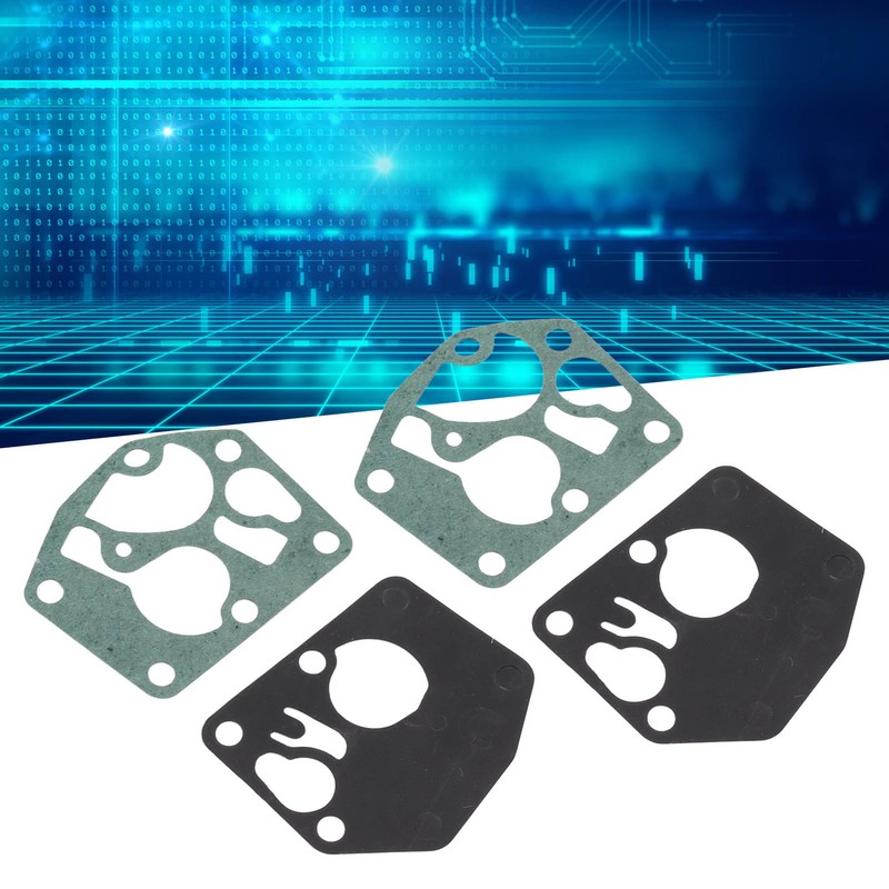 10 Set Carburetor Diaphragm Gasket Kit Carb Diaphragm Gasket Replacement