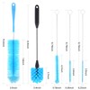 5 Pack Bottle Brush Cleaner, 15 in Water Bottle Brush