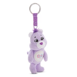 NICI Glücksbärchis Key Ring Parts Gern-Bärchi 10 cm - Plush Cuddly Toy Pendant for Children and Adults, with Key Ring for Lanyard, Waistband and Holder - 61375