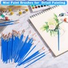 50Pcs Round Paint Brushes Bulk, Anezus Small Paint Brushes Classroom