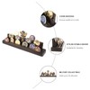 Military Coin Display Holder,Wooden Display Stand,4 Row Army Coin Case