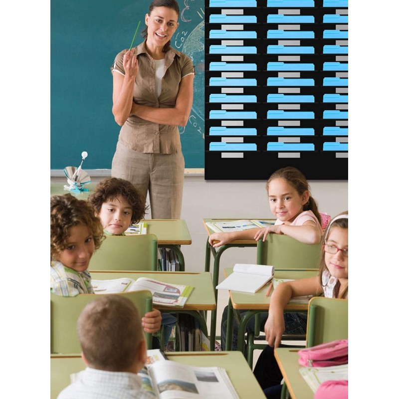 VNOM Classroom Mail Center Organization Storage Pocket Chart with 30