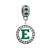 Final Touch Gifts Eastern Michigan University Crystal Charm