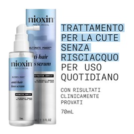 Nioxin Hair Loss Treatment for Men and Women No Lightening Serum for Weak Hair with Caffeine and Niacinamide 70ml
