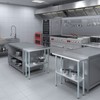 KPS Commercial Stainless Steel Work Prep Table 14 x 30