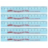 KUM AZ902.01.16-B - Left Handed Ruler 15 cm Blue Flexible