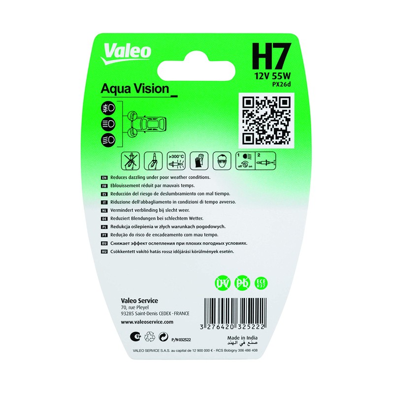 Valeo 32522 H7 Bulb