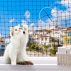 Lewondr Cat Netting Balcony, 10x13ft Steel Wire Reinforced Balcony Screen