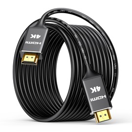Highwings 4K Long HDMI Cable 12M | in-Wall CL3 Rated HDMI Cable 2.0 | Support HDR10 8/10bit 18Gbps HDCP2.2 ARC | High Speed HD Shielded Cord | Compatible with Laptop, PC, HDTV, Projector