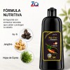 Shampoo Tinte Instantáneo Castaño Cubre Canas 100ml