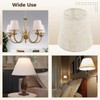 Set of 6 Chandelier Lamp Shades 5 Inch, Mini Barrel