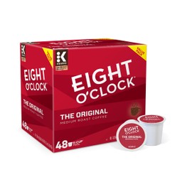 Eight O'Clock Coffee The Original, Single-Serve Keurig K-Cup Pods, Medium Roast Coffee, 48 Count