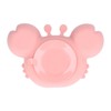 3pcs Toddler Divided Plate Set Silicone Baby Suction Plate Anti