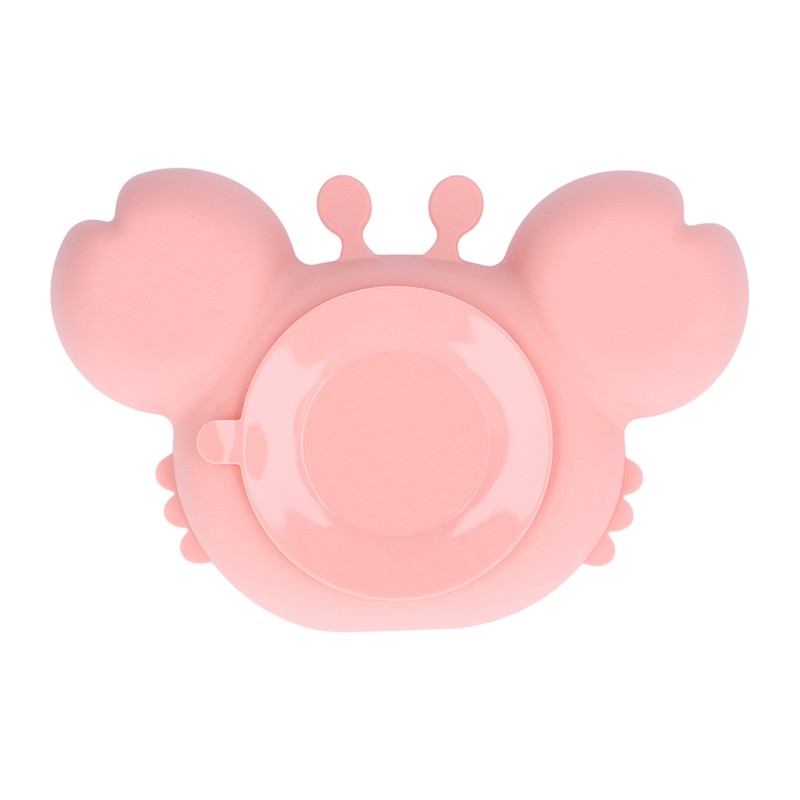 3pcs Toddler Divided Plate Set Silicone Baby Suction Plate Anti
