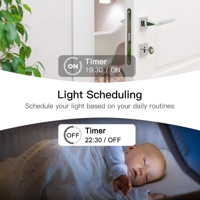 Alexa Smart Switch, Smart Light Switch Work with Google Home,