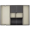 Juvale Leather Valet Catchall Tray for Men with 6 Compartments