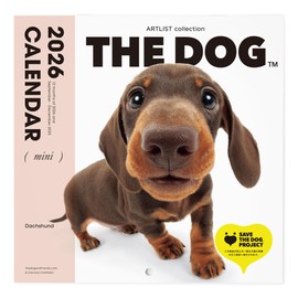 THE DOG 2026 Wall Calendar, Mini Size, Dachshund