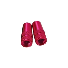FOGLIA ALUMINUM VALVE CAP, Presta Type, 2 Pack, Red, LY-NC-FR(2PCS) Bicycle
