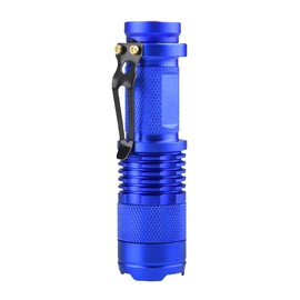 WAYLLSHINE Scalable Blue LED 3 Mode Long Range Blue Beam Blue Light Flashlight, Blue Flashlight Blue LED Flashlight Torch with Blue Light For Night Fishling, Detecting-Blue House