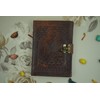 OVERDOSE Gautam Buddha Journal Notebook Handmade Leather Travel Diary Writing