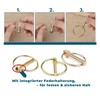EMSNOVA® Folding Cotter Pins 6 mm x 45 mm Round