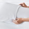 Pikolin Home fa774pcpk070bla Pack of 2 Pillowcases Ticking, Cotton, White,