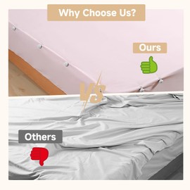 20 Pcs Mushroom Duvet Clips, Quilt Fixing Clips Non-Slip Duvet Cover Clip to Keep Duvets in Place Round Comforter Clip with One-Key Unlock for Blanket Bed Sheet Curtain Clothes Mattress Covers