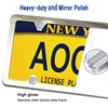 Aootf Trailer License Plate Bracket Holder- Truck/RVs/Boats Aluminum Car Tag