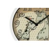 MPM Colourful Children's Wall Clock Made of Plastic with Giraffe