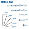 EilxMag 830pcs Set Screw Assortment Kit, Standard SAE + Metric
