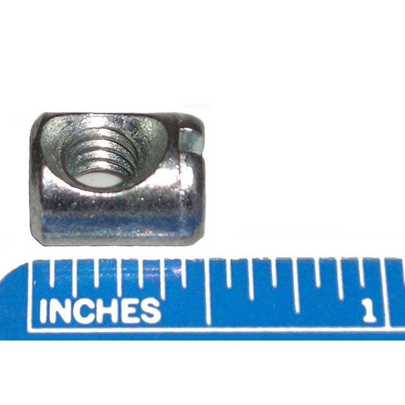 1/4"-20 Thread Cross Dowel Barrel Nuts (10 Pack), 1/2" High