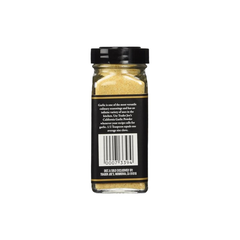 Trader Joe's California Garlic Powder 2.6 Ounce Spices Of The