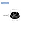 sourcing map 24Pcs 35mm/1.38" Circular Soffit Air Vents, Plastic Soffit