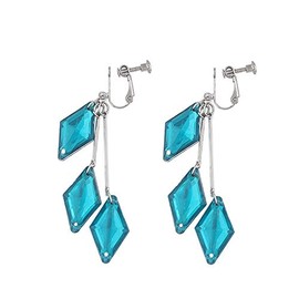 Sakilor Twisted Wonderland Twisted Jade Reach Floyd Leach Earrings Cosplay Tool Accessory, Metal