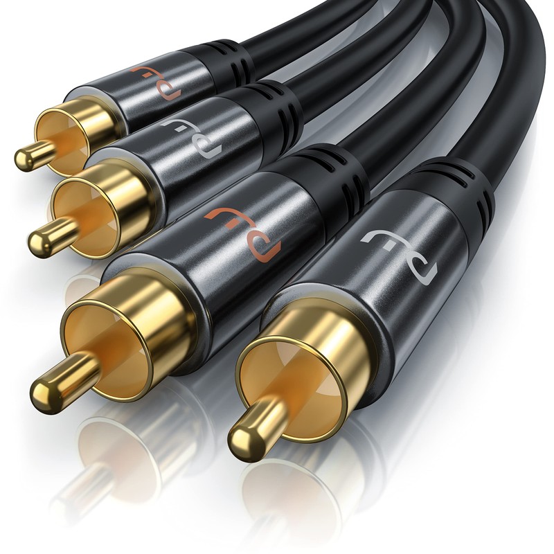 RCA Audio Cable - 1 m - Aux Inputs Audio