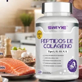 Colágeno Tipo I Ii Iii V X Para Mujer Y Hombre Premium