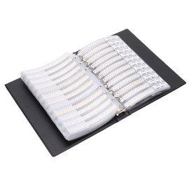 4250pcs 0805 SMD Capacity Pattern Book Resistor SMD Resistor Pattern Book SMD Resistor Assorted Folder 170 Value Passive Components