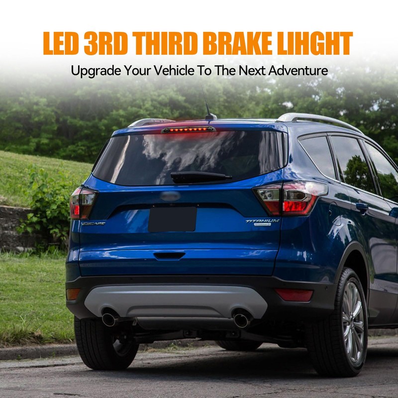 Cxdar Third 3rd Brake Light LED for 2013-2018 Ford Escape,