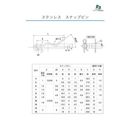 アドパック　【国産品】　ステンレス　スナップピン　7mm用　【15本入り】