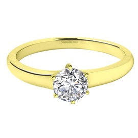 AURSTORE Engagement Ring Promise Wedding Ring Stainless Steel Gift Valentine's Day Birthday Wedding, Steel