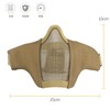 OneTigris Mesh Face Guard Half Mask Anti Fog Airsoft Game